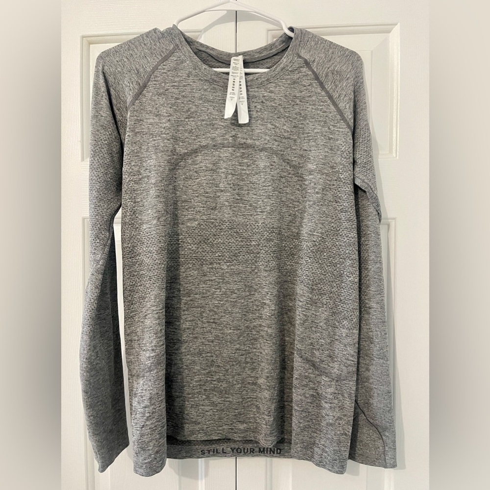 Women’s Lululemon grey long sleeve